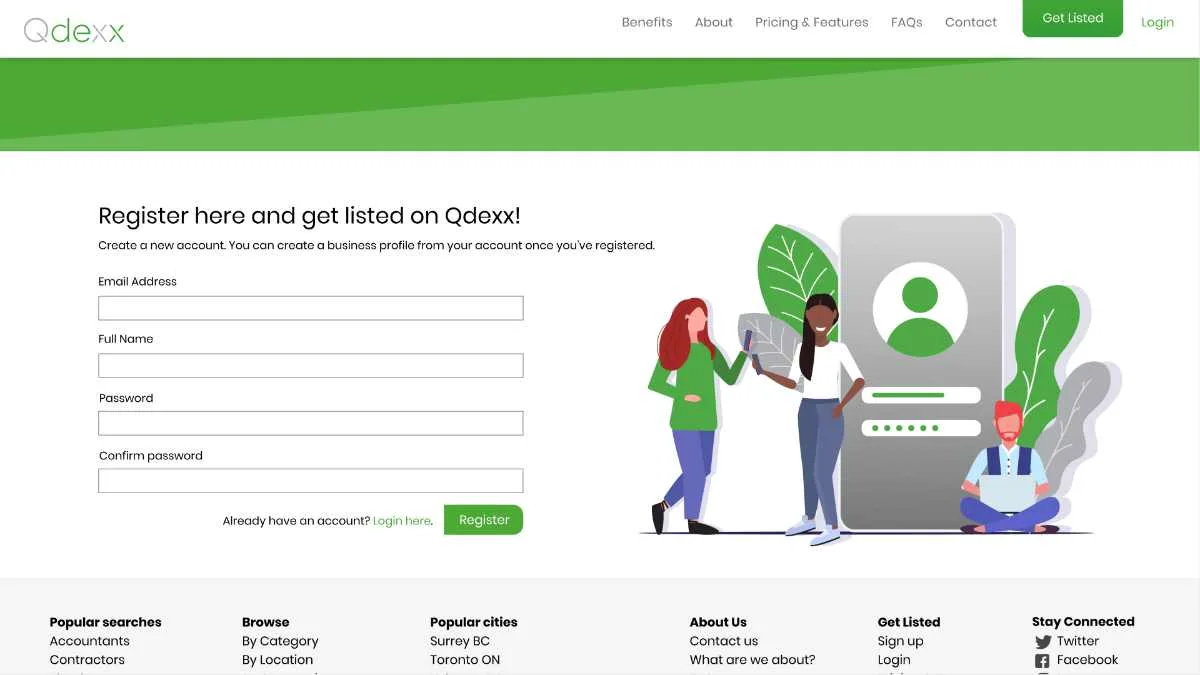Qdexx-Signup