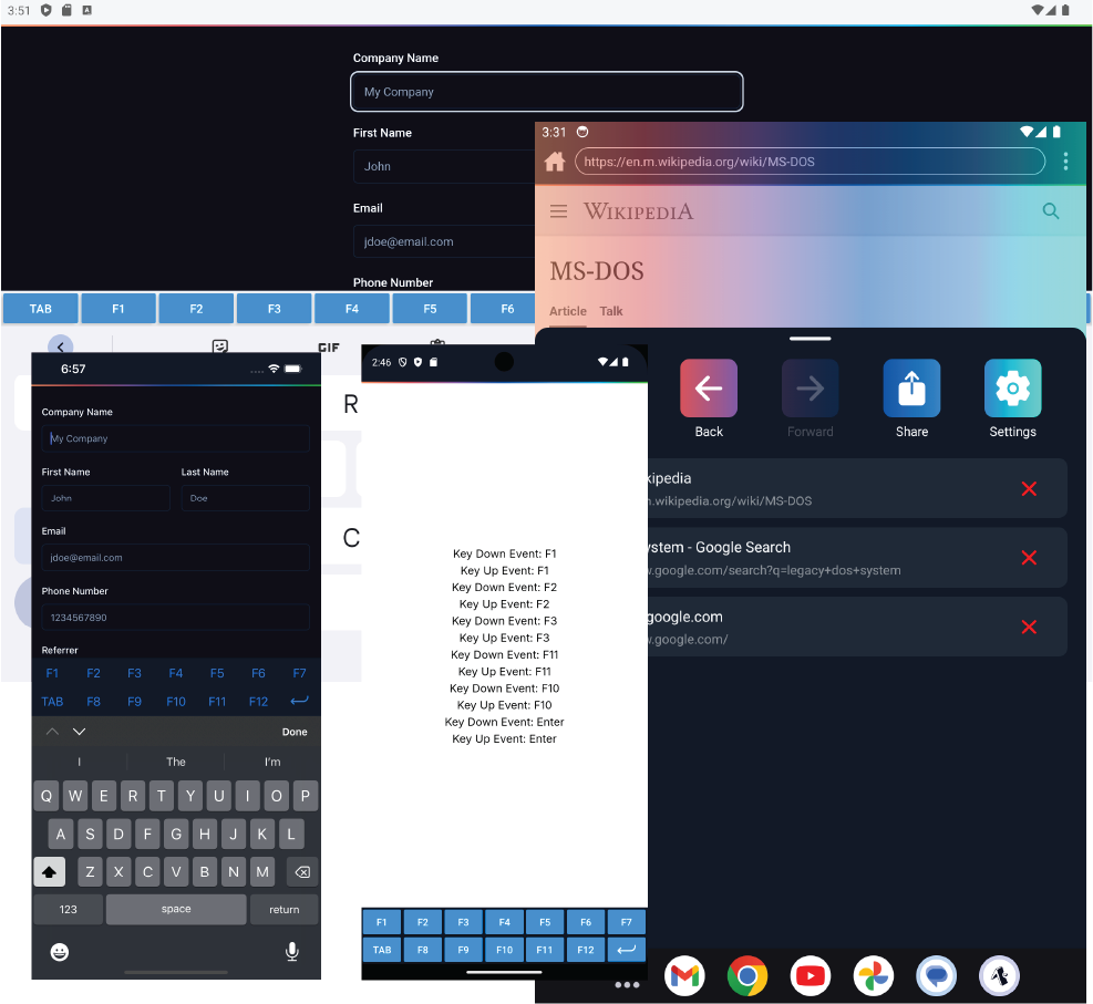 FKeys App | Tablet Keyboard