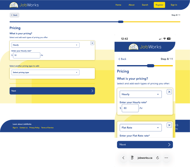 JobWorks Web App | Designed and built by Kelowna Software